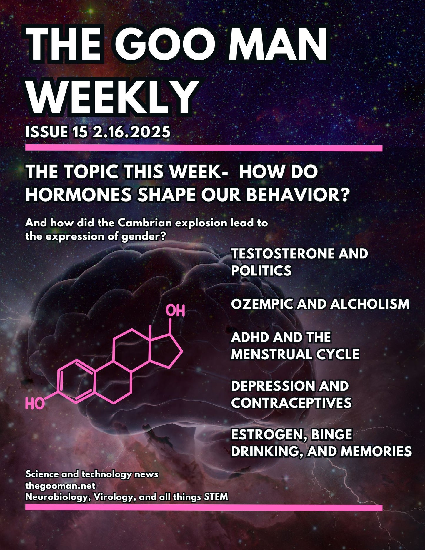 Goo Man Weekly: How Do Hormones Shape Our Behavior?