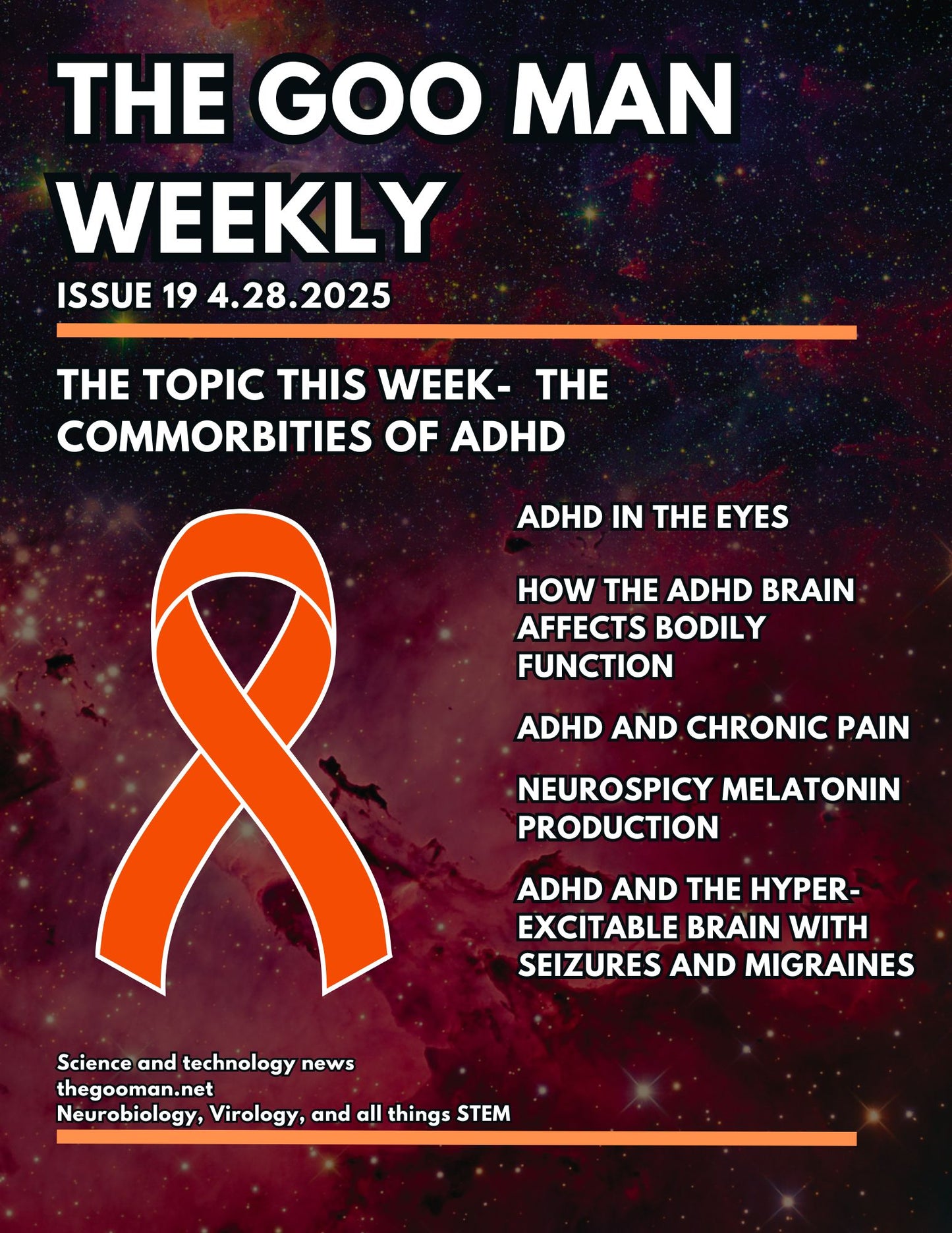 Goo Man Weekly Issue 19: The Comorbities of ADHD