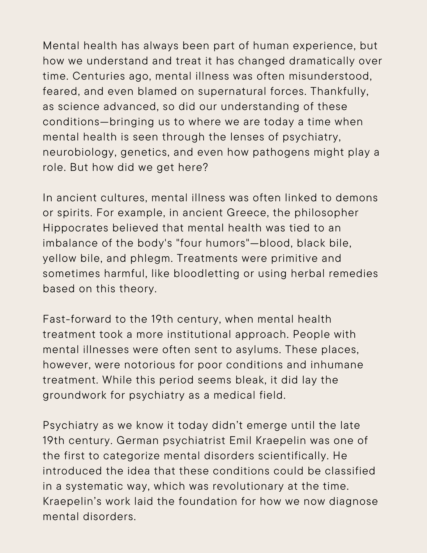 Goo Man's Guide: Mental Health Disorders