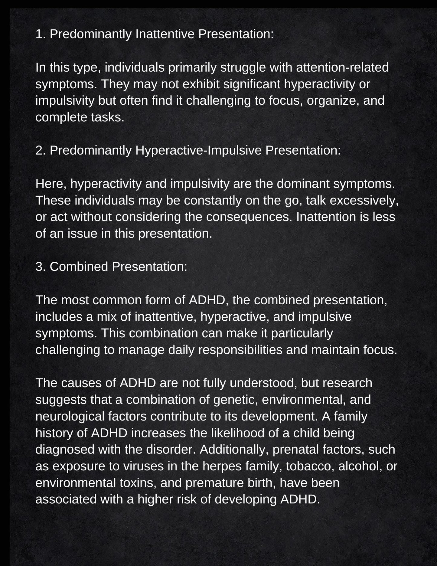 Goo Man's Guides: ADHD