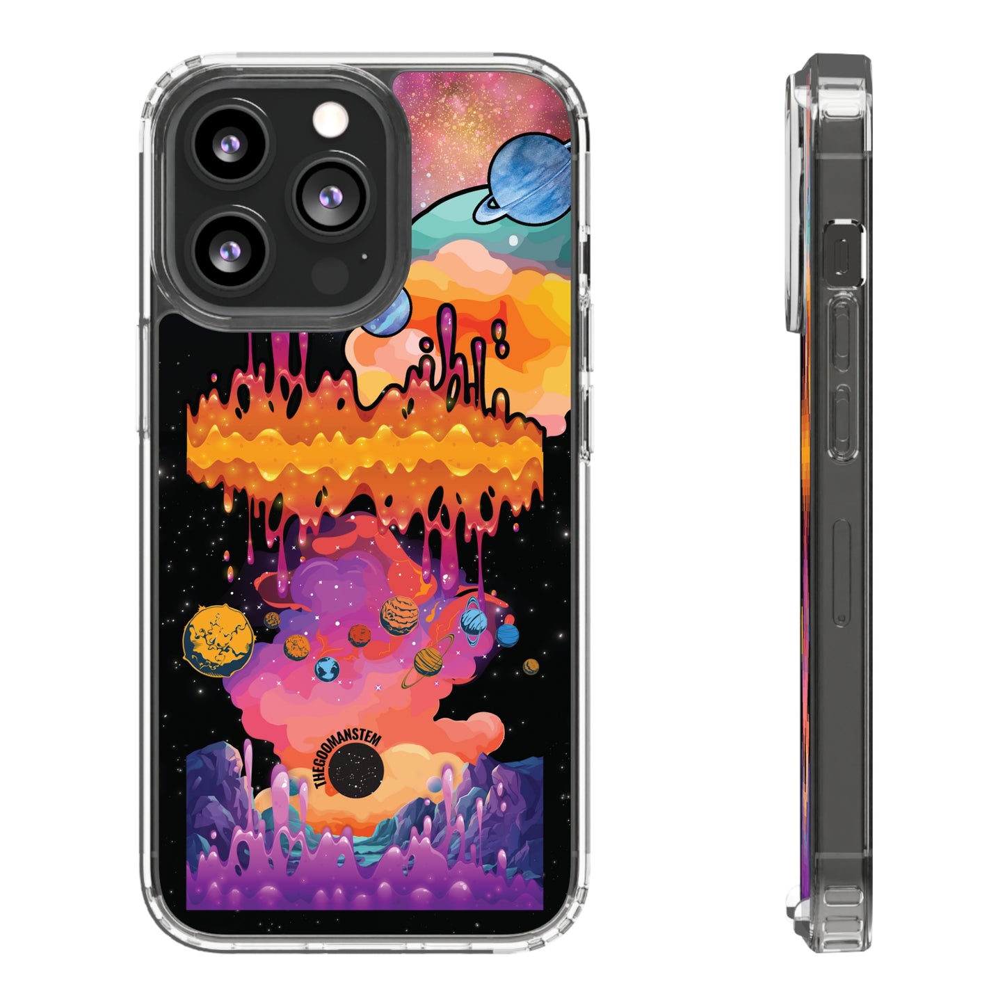 Universe Goo Man Phone Case Black Hole