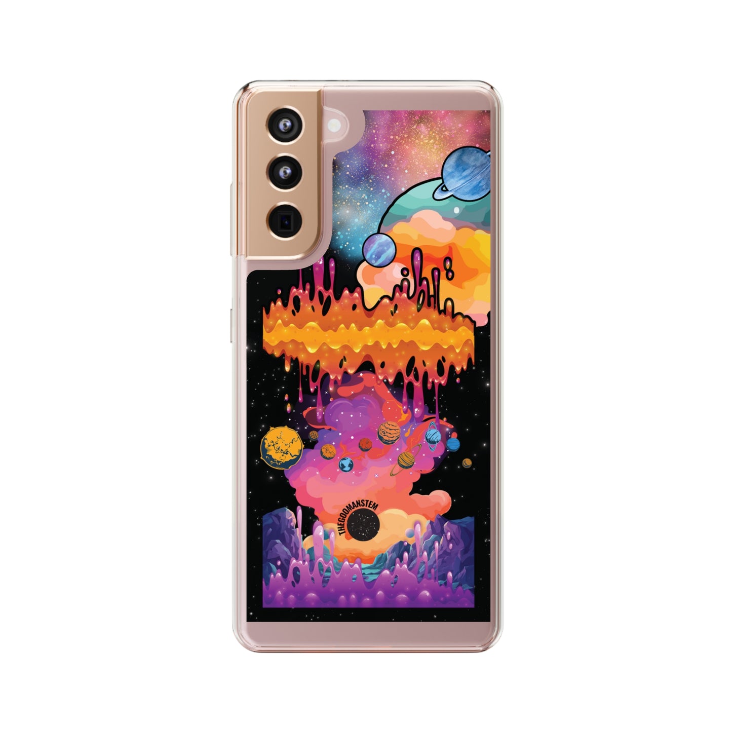 Universe Goo Man Phone Case Black Hole