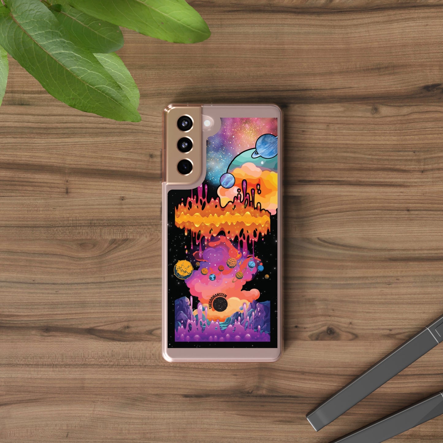 Universe Goo Man Phone Case Black Hole