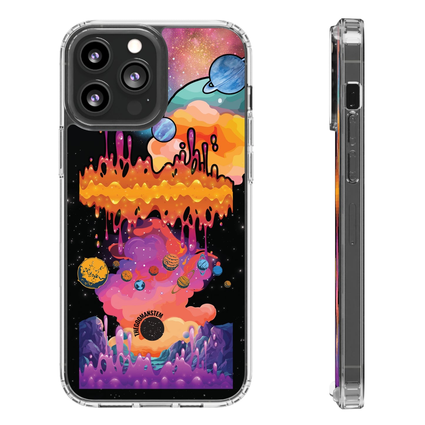 Universe Goo Man Phone Case Black Hole