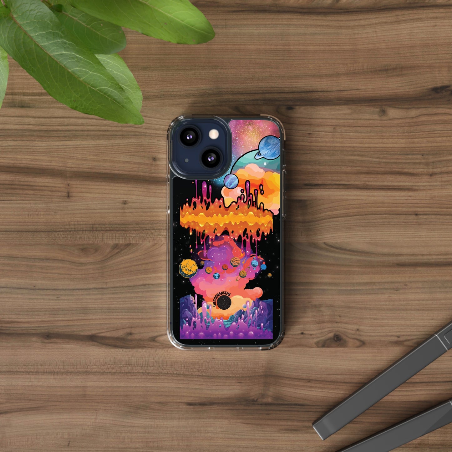 Universe Goo Man Phone Case Black Hole