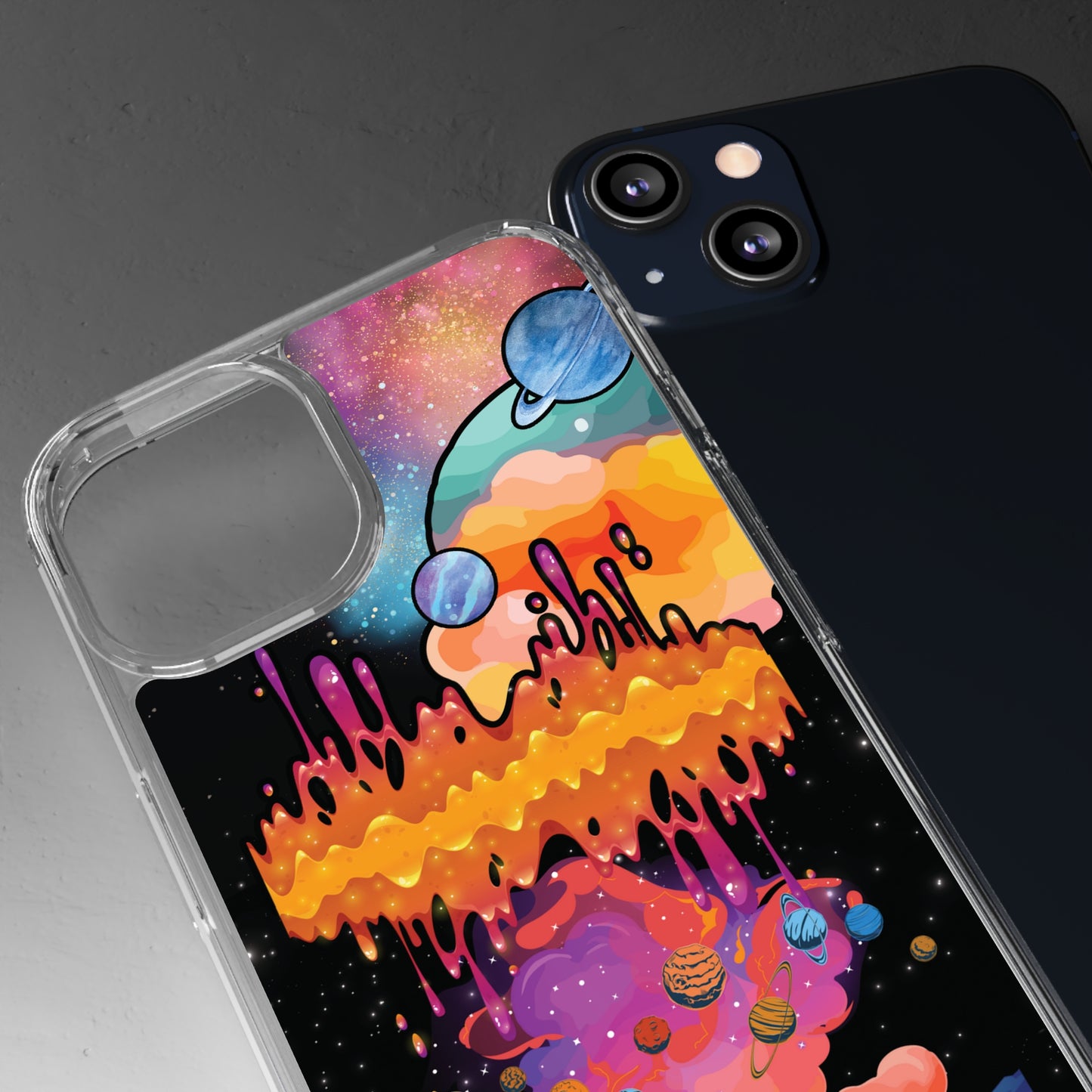 Universe Goo Man Phone Case Black Hole