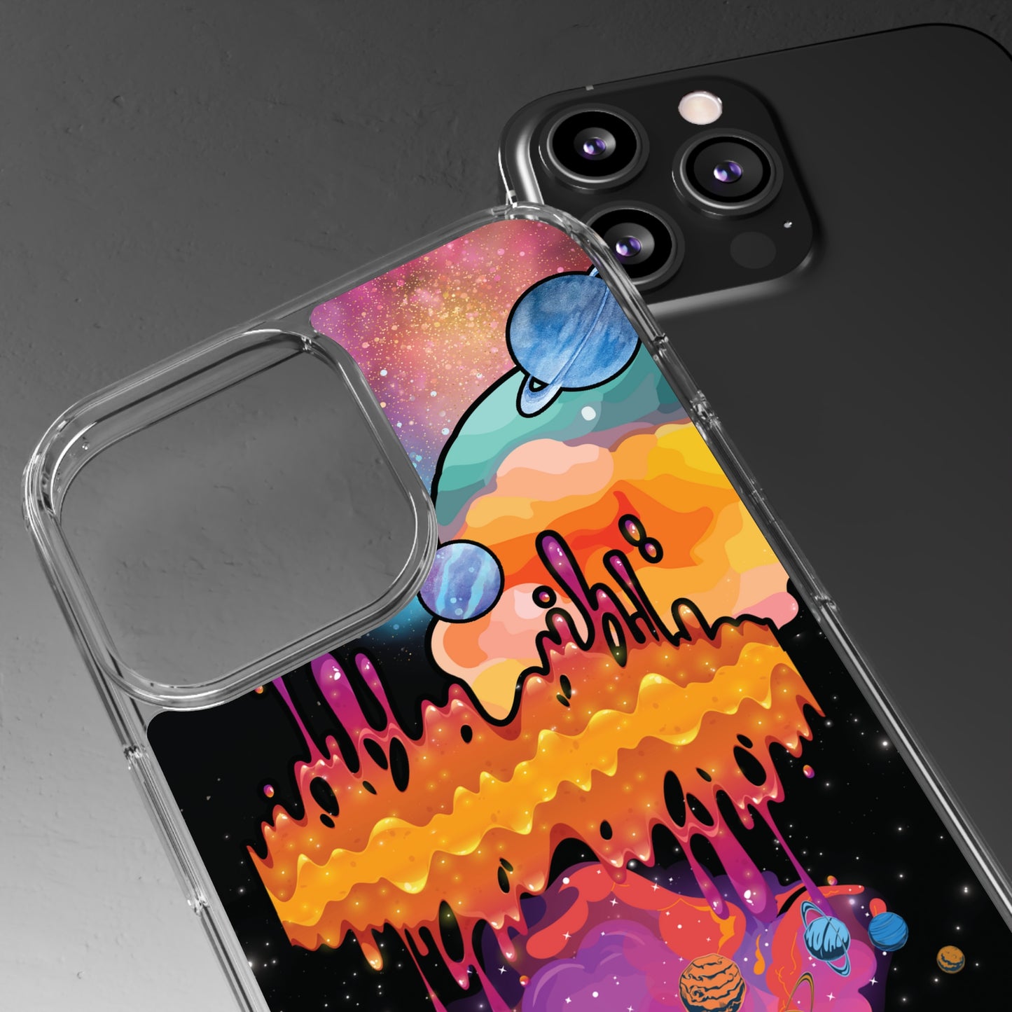 Universe Goo Man Phone Case Black Hole