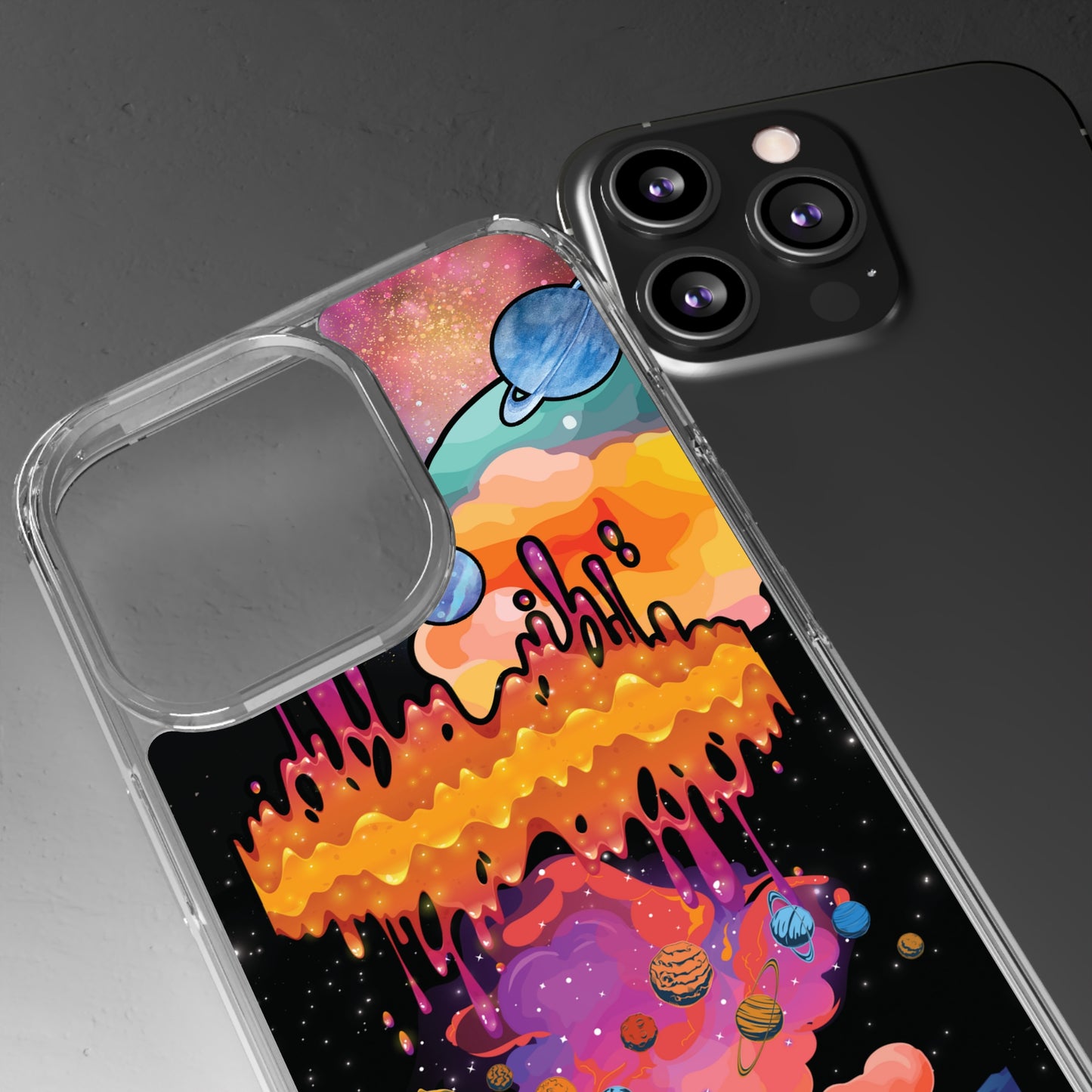 Universe Goo Man Phone Case Black Hole