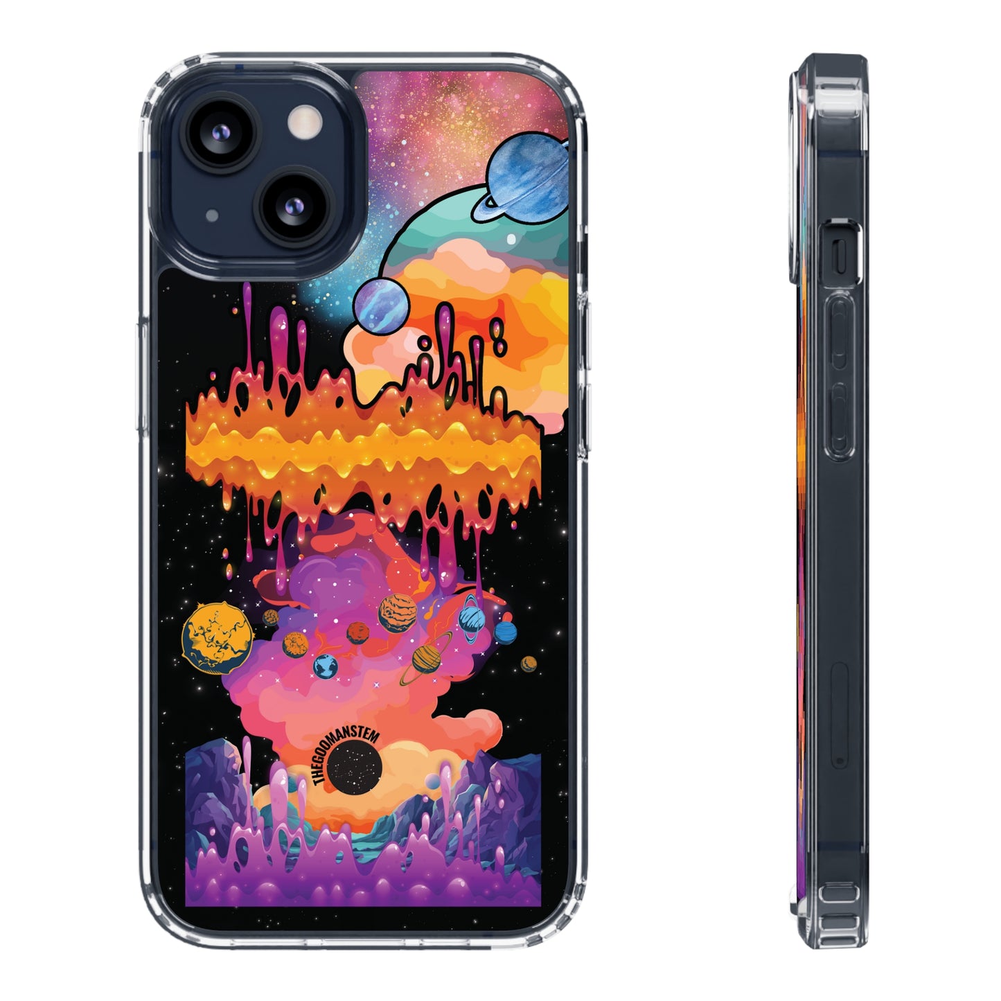 Universe Goo Man Phone Case Black Hole