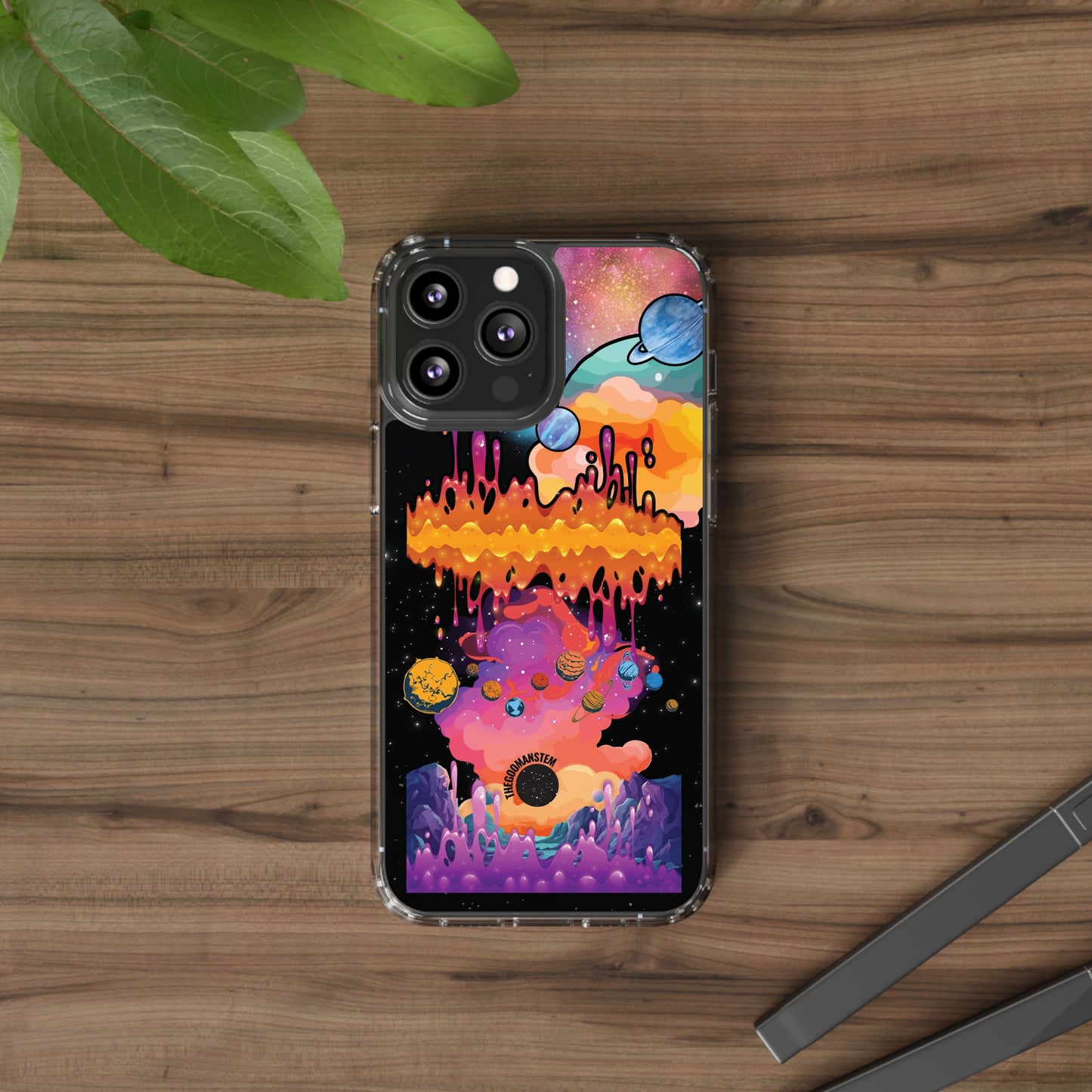 Universe Goo Man Phone Case Black Hole