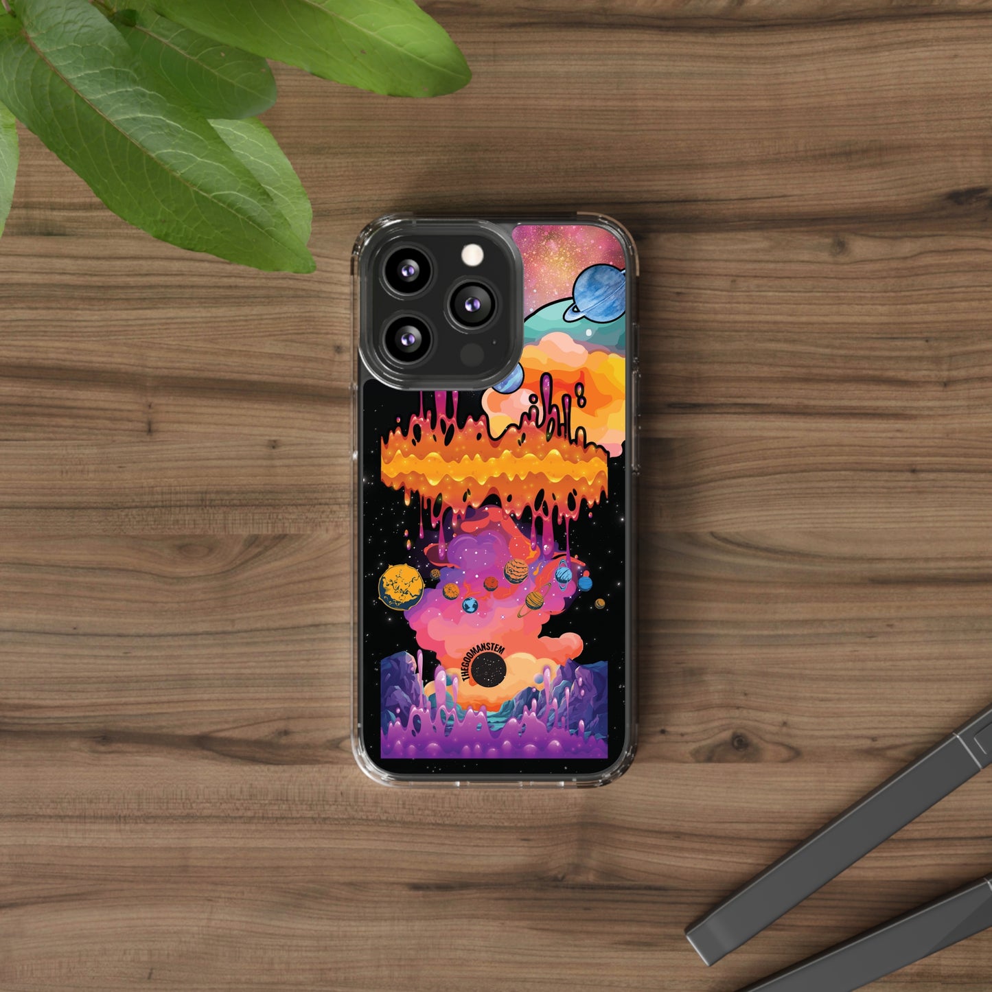 Universe Goo Man Phone Case Black Hole