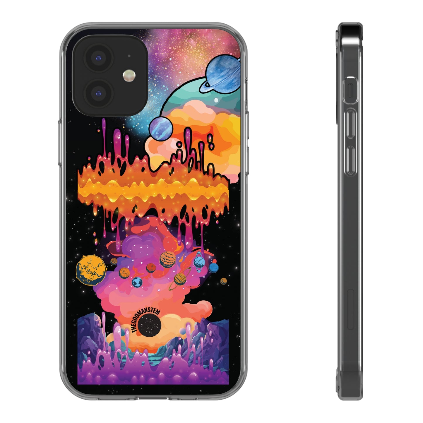 Universe Goo Man Phone Case Black Hole