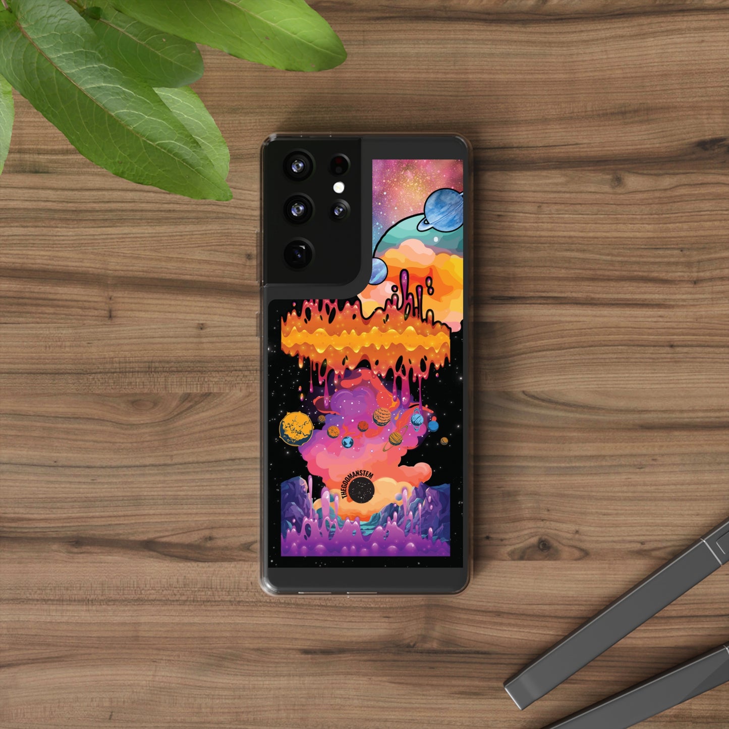 Universe Goo Man Phone Case Black Hole