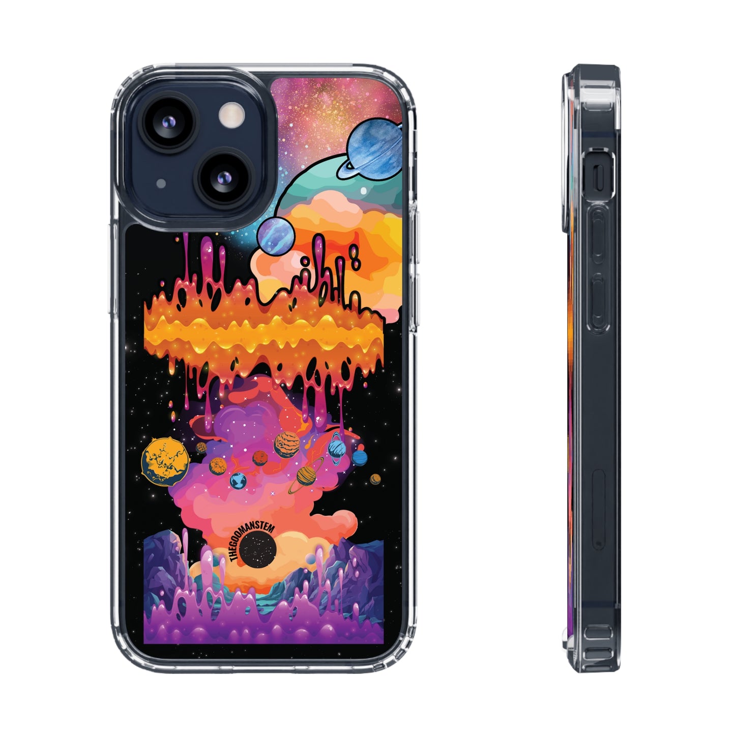 Universe Goo Man Phone Case Black Hole