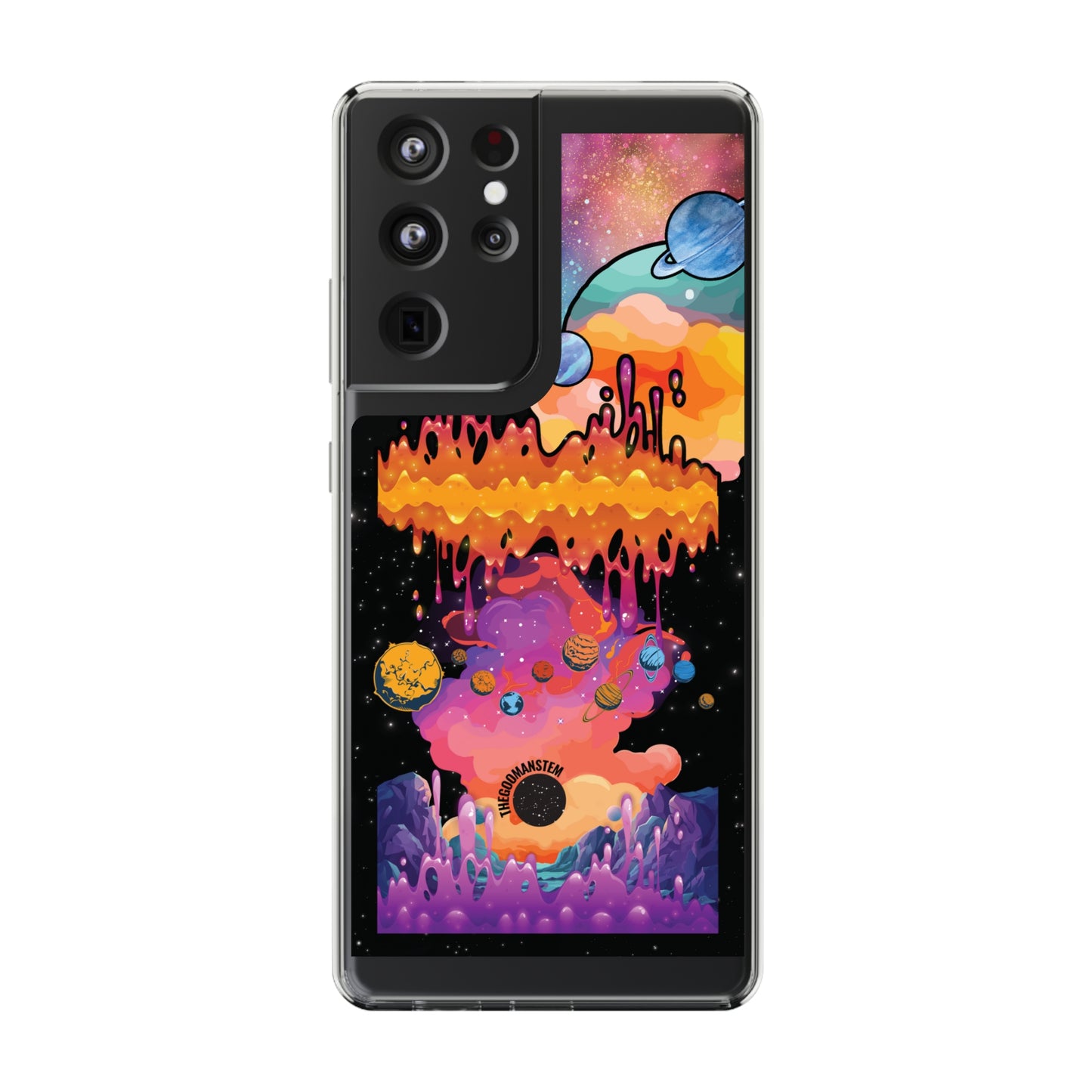 Universe Goo Man Phone Case Black Hole