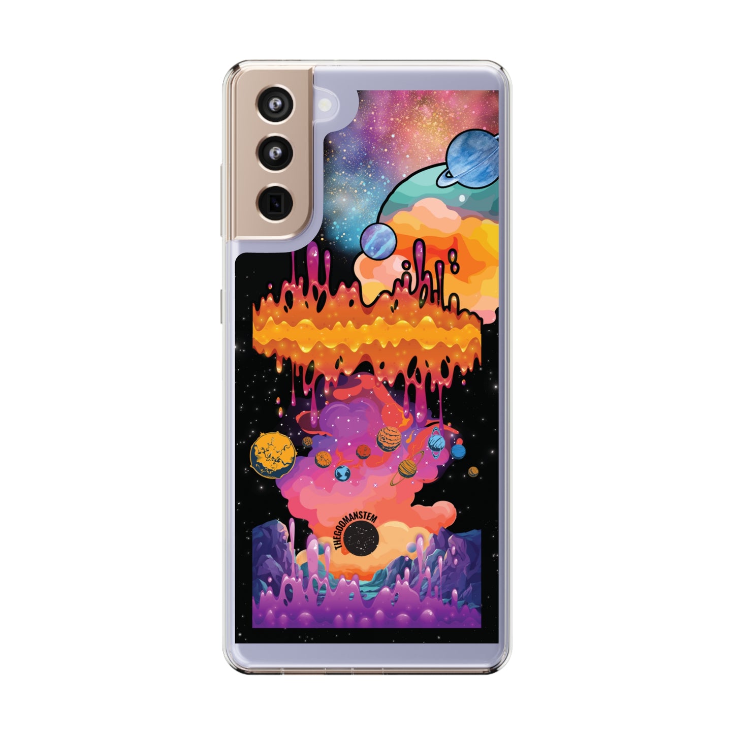 Universe Goo Man Phone Case Black Hole