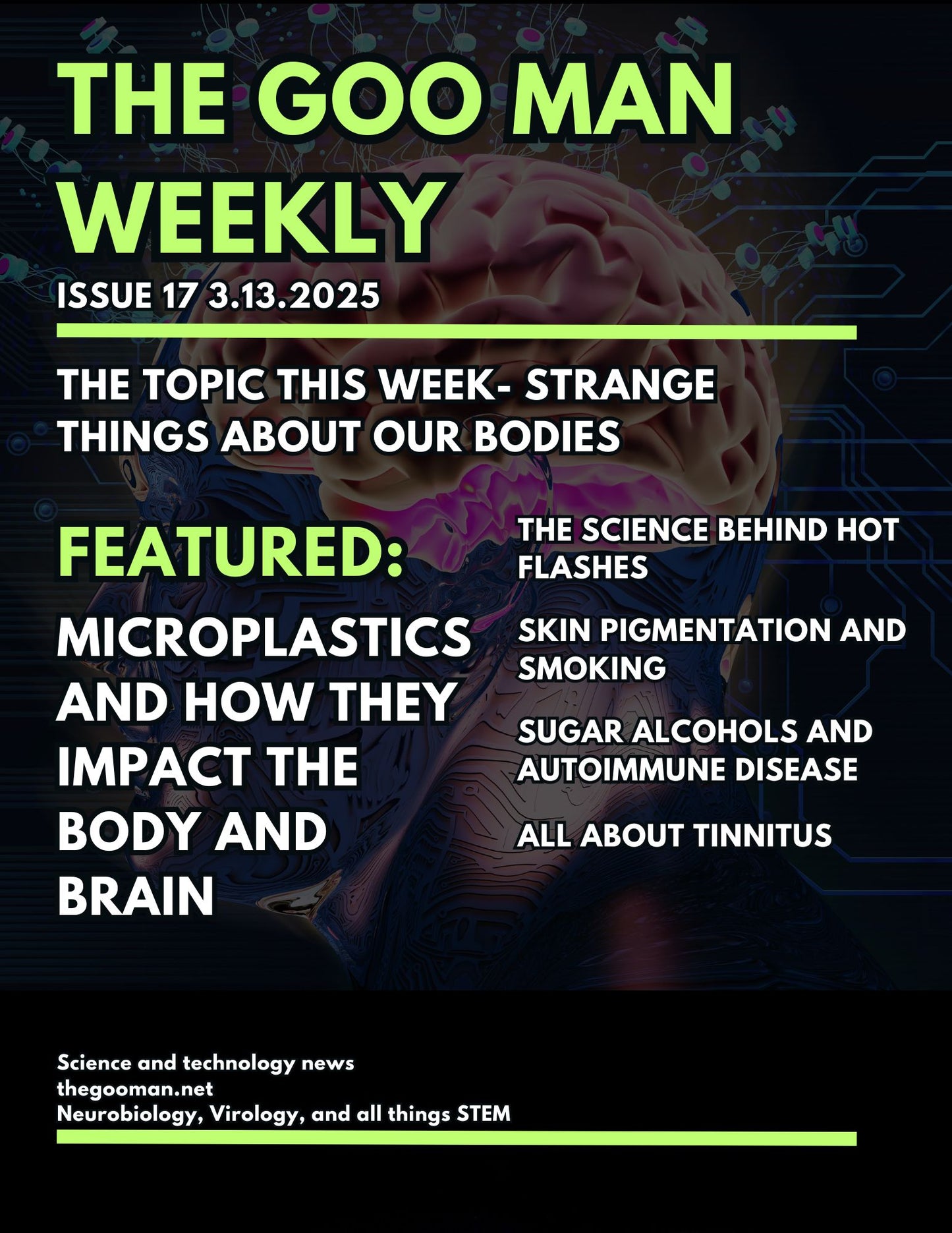 Goo Man Weekly: Strange Things About Our Bodies